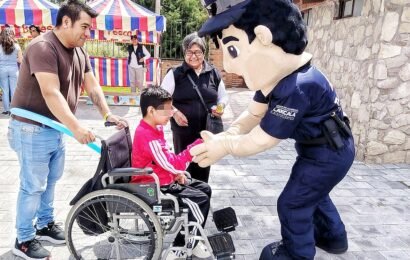 Policía «Nico» lleva inclusión a Cuauhtelulpan