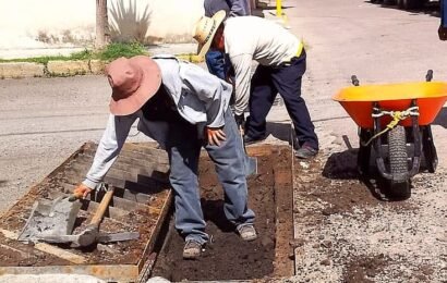 Mantenimiento de infraestructura pluvial en La Joya