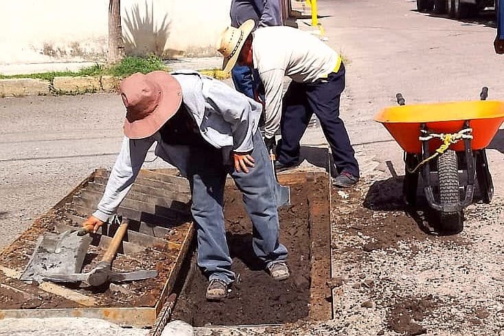 Mantenimiento de infraestructura pluvial en La Joya