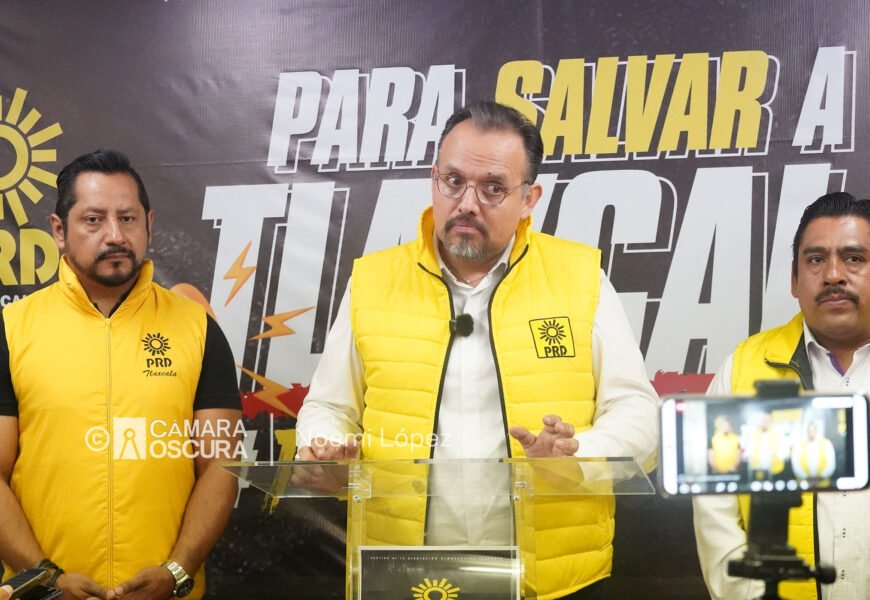 PRD Tlaxcala respaldó el llamado de Claudia Sheinbaum para defender la soberanía nacional