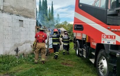 Protección Civil de Tlaxcala atendió incensio en Tlacomulco