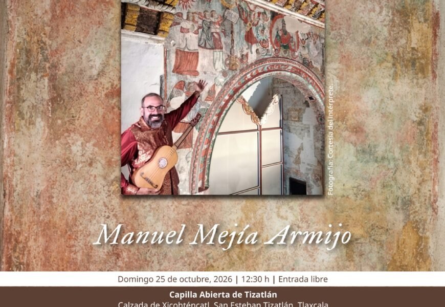 “Polifonía Angelical” concierto de guitarra antigua se realizara en Tizatlán