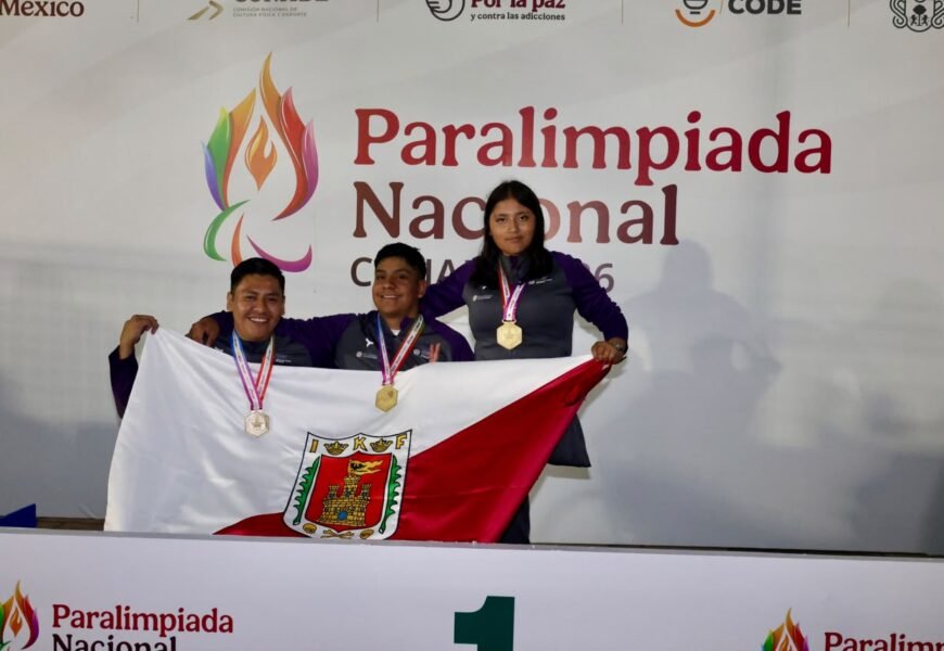 Tlaxcala gana tres oros en paraatletismo