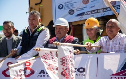 Entrega Javier Rivera pavimentación en Guadalupe Texcalac Entrega Javier Rivera pavimentación en Guadalupe Texcalac