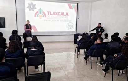 Seguridad pública municipal promueve autocuidado escolar