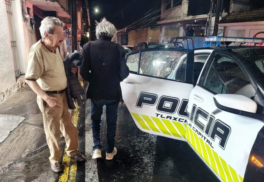 Policía Municipal de Tlaxcala localizo a adulto mayor tras reporte