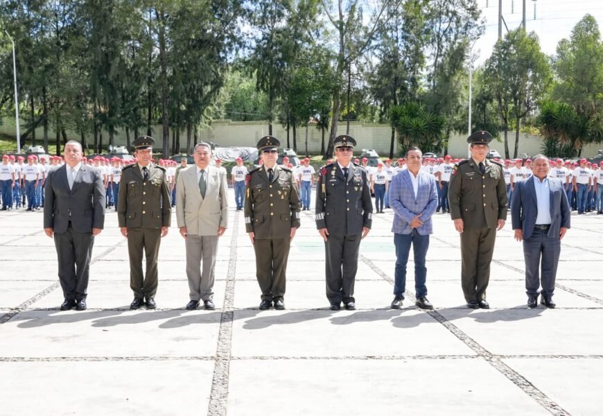 Alcalde de Tlaxcala destaca esfuerzo de jóvenes del Servicio Militar