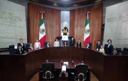 Integran niña y niño de Tlaxcala Tribunal Electoral Infantil en el TEPJF
