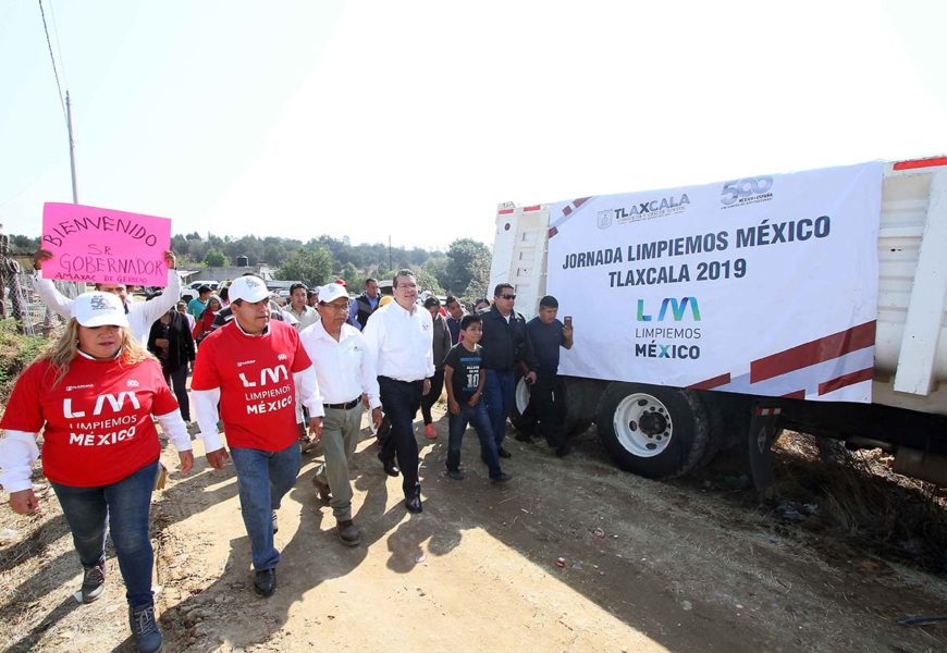 Encabeza Marco Mena jornada “Limpiemos México – Tlaxcala 2019”