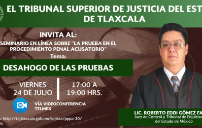 Inicia este viernes Poder Judicial con seminario virtual