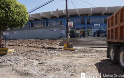 Continúan trabajos de rehabilitación urbana en la central camionera de Tlaxcala