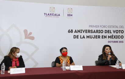 Se realizó primer foro en conmemoración del 68 Aniversario del voto de la mujer en México