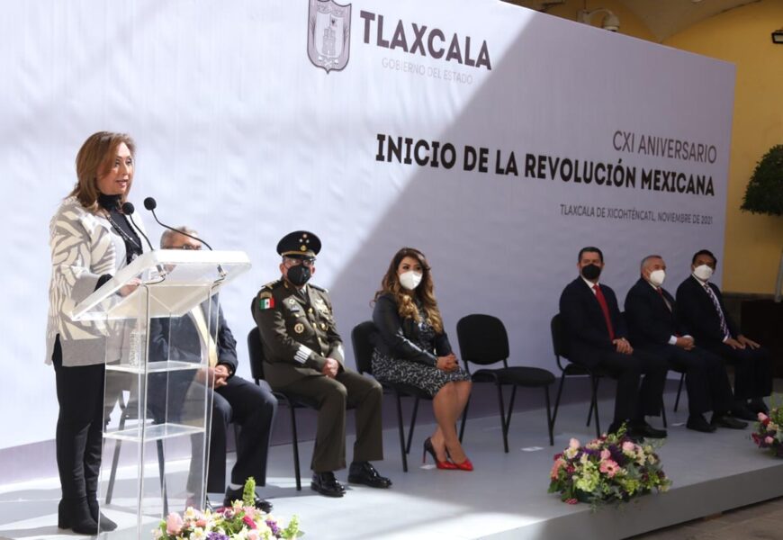 Conmemoran CXI aniversario del inicio de la Revolución Mexicana