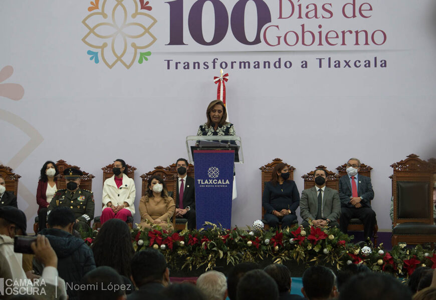 Emite Lorena Cuéllar mensaje a 100 días de gobierno