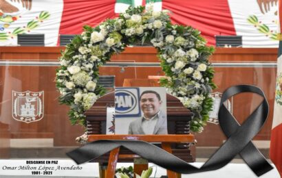 Congreso rinde homenaje póstumo al exdiputado Omar Milton López Avendaño