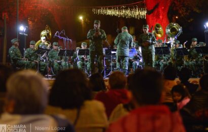 Ofrece Banda Sinfónica de Vl Región Militar, concierto navideño en Tlaxcala