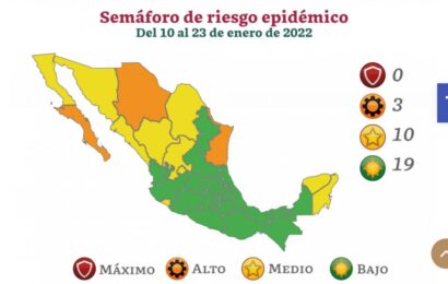 Continuará Tlaxcala en Semáforo Epidemiológico Verde