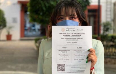 Ofrece Ayuntamiento de Tlaxcala impresión de certificado de vacunación