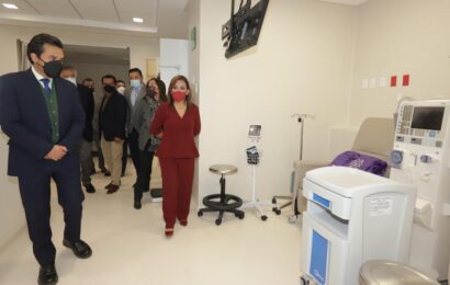Verifica Lorena Cuéllar la puesta en marcha del complejo de atención especializada en salud y bienestar