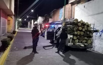 SSC detuvo a una persona en San Pablo del Monte por su presunta responsabilidad en delitos ambientales