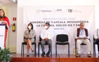 Gobierno del estado presentó el libro Memorias de Tlaxcala