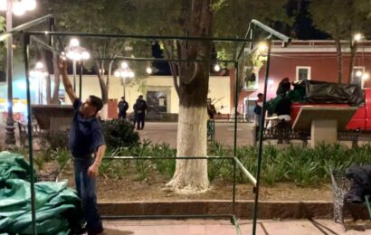 Artesanos de Tlaxcala Capital continúan comercializando en la Plaza San José