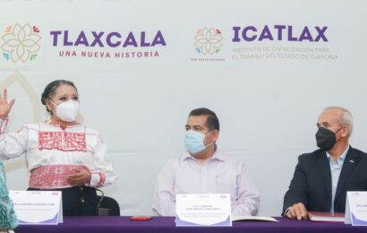 Firman convenio ICATLAX, IEM Y CMIC en materia de capacitación