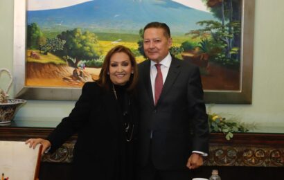 Gobernadora recibe al nuevo delegado de la FGR en Tlaxcala