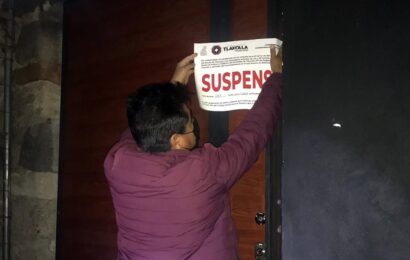 Por irregularidades, clausura Protección Civil Municipal bar en Tlaxcala Capital