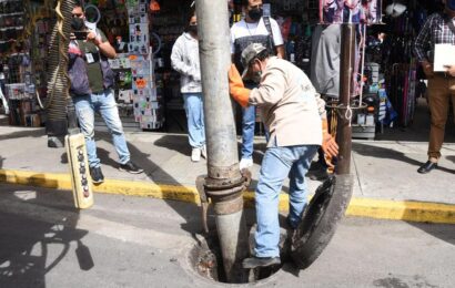 Tlaxcala Capital inicia campaña de desazolve en drenajes