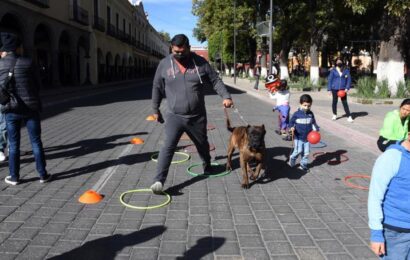 Paseo Dominical con Animales de Compañía de Tlaxcala capital fomenta unión familiar