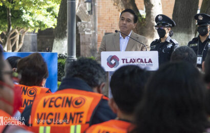 Sellan alianza vecinos vigilantes y Ayuntamiento por la seguridad de Tlaxcala capital