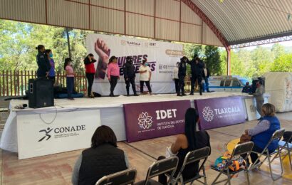 Mujeres Guerreras del IDET brinda capacitación en Panotla