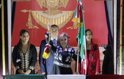 Encabezó Gobernadora Lorena Cuéllar CCXII Aniversario del Grito de Independencia