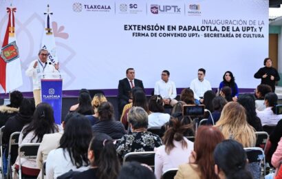 Inauguran autoridades la extensión de la UPTX en Papalotla