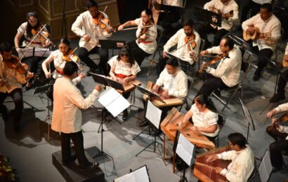 Se presenta la primera orquesta típica de Tlaxcala en el Teatro Xicohténcatl