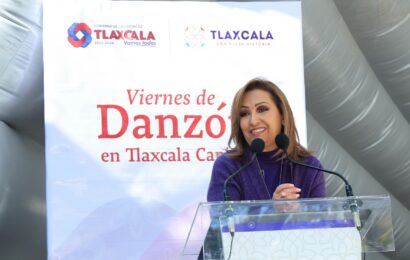 Reinauguró Gobernadora tradicional “Viernes de danzón” en Tlaxcala Capital