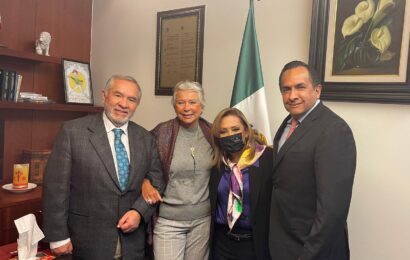 Gobernadora del Estado sostiene reunión con senadora Olga Sánchez