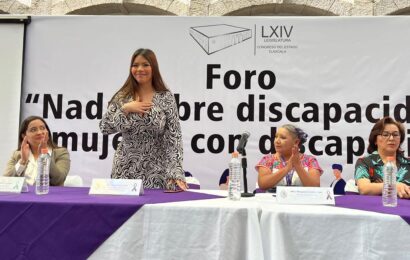 Reconoce diputada Lorena Ruíz importancia de visibilizar a las mujeres con discapacidad