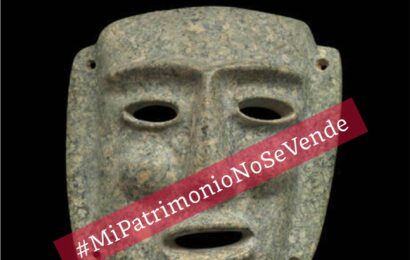 La Secretaría de Cultura y el INAH condena subasta de bienes arqueológicos mexicanos en Francia