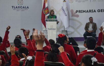 Inauguran rehabilitación de la escuela «José Amarillas» en Apetatitlán
