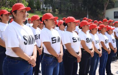 Conmemoran autoridades Batalla de Puebla y toma de protesta a soldados del SMN