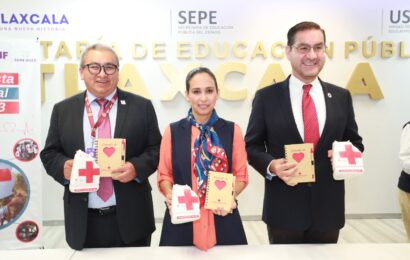 Inicia SEPE-USET colecta escolar anual de la Cruz Roja 2023