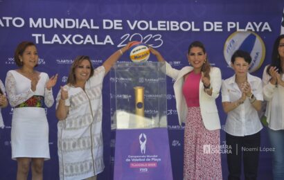 Gobernadoras lanzan Trophy Tour en Acapulco: Voleibol de Playa Tlaxcala 2023 listo para la acción