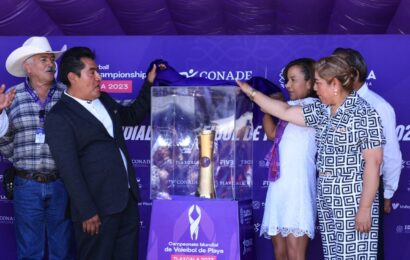 Presentaron autoridades estatales canción oficial del Mundial de Voleibol de Playa Tlaxcala 2023