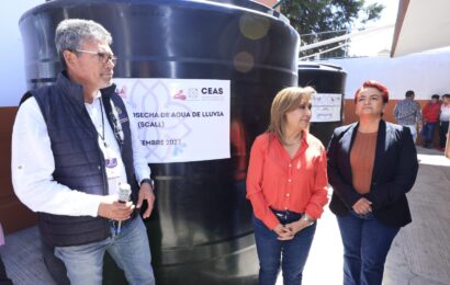 Beneficia Gobierno de Tlaxcala a san pablo del monte con sistemas de captación de agua pluvial