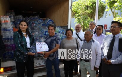 Entrega COBAT ayuda humanitaria al SEDIF para damnificados en Acapulco