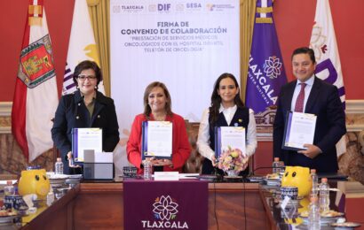 Firmó la gobernadora un convenio de colaboración con el hospital infantil teletón de oncología de Querétaro
