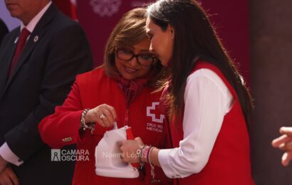 Preside gobernadora de la salud arranque de colecta anual de Cruz Roja Tlaxcala