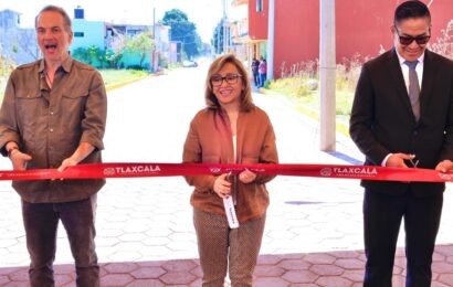 Entrega gobernadora obras públicas en Xiloxoxtla y Tlatelulco